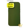 iPhone 14 6.1 Pro Funda Ultra Suave Verde Oliva