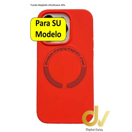 iPhone 15 Funda Magsafe Ultrasafe Alfa Rojo