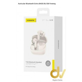 Auricular Bluetooth Extra Bass BL138 Foneng Blanco
