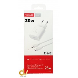 Cargador Pack 25W C a C T- SA2C Blanco