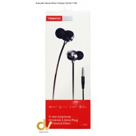 Auricular Manos Libres Jack 3.5mm R9 Tranyoo