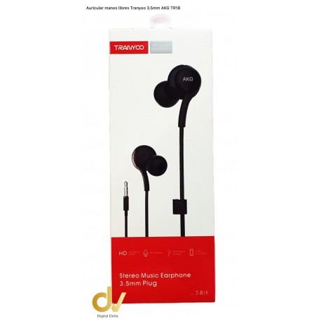 Auricular Manos Libres 3.5mm AKG T-R18 Tranyoo