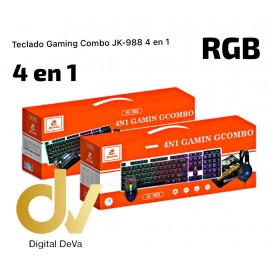 Teclado Gaming Cobo JK-988 4 en 1 JQNG