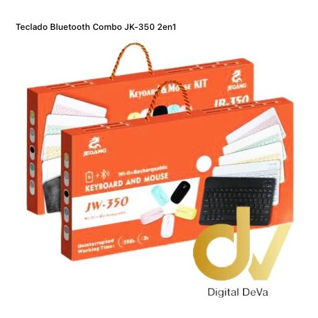 Teclado Bluetooth Combo JQNG JK-350 2en 1 Negro
