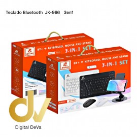 Teclado Bluetooth Combo JQNG JB-986 3en1