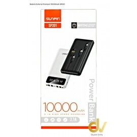 Bateria Externa Premium 10000mah SUNPIN SP201 3en1