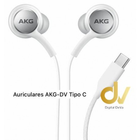 Auriculares AKG-DV Tipo C Directo Blanco