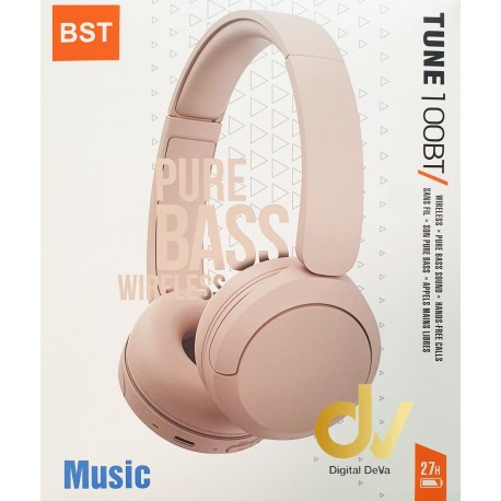 Cascos Bluetooth BST DV100BT Beige