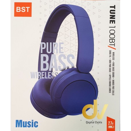 Cascos Bluetooth BST DV100BT Azul