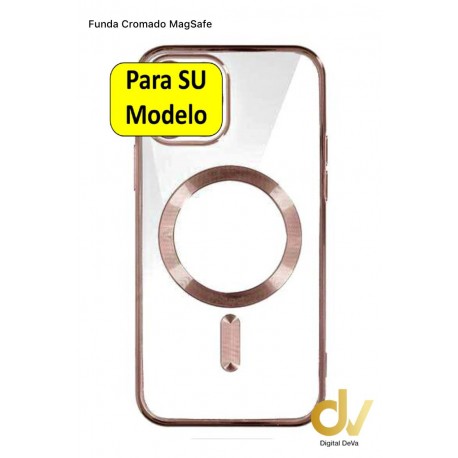 iPhone 14 Pro Max Funda MagSafe Cromado Rosa