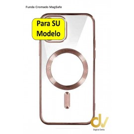 iPhone 14 6.1 Funda MagSafe Cromado Rosa