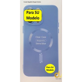 iPhone 14 Pro Funda Magsafe Elegant Series Celeste