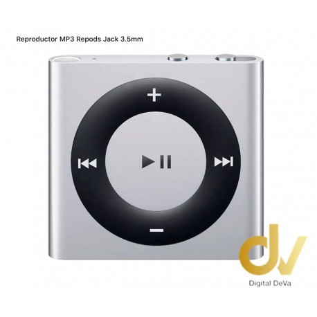 Reproductor MP3 Repods Jack 3.5mm Plata