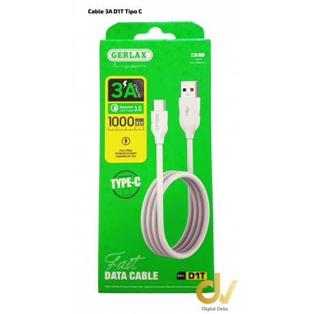 Cable 3A D1T Tipo C Gerlax
