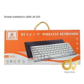 Teclado Inalambrico JQNG JB-320 Plata