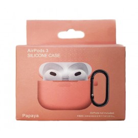 Funda Airpods 3 + Hanger Papaya