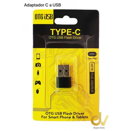 Adaptador USB a Tipo C 