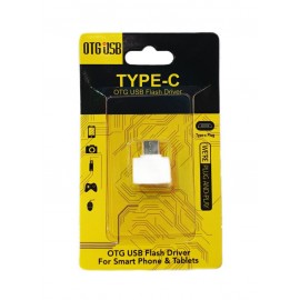 Adaptador Tipo C a USB Blanco