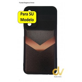 iPhone 14 Pro Funda Elegance Arrow Marrón