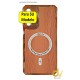 iPhone 14 Pro Max Funda Magsafe Tacan Efecto Madera Marrón