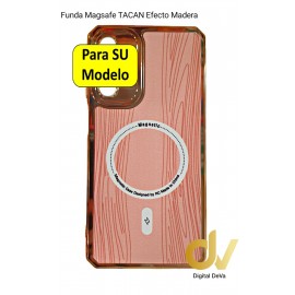iPhone 14 Pro Funda Magsafe Tacan Efecto Madera Rosa