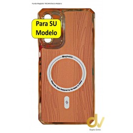 Redmi Note 13 Pro / Plus Xiaomi Funda Magsafe Tacan Efecto Madera Marrón