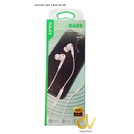 Auricular Jack 3.5 mm AE-09 Blanco