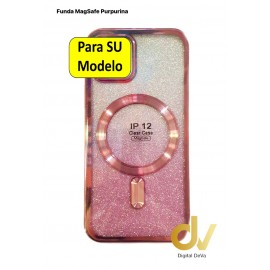 iPhone 15 Pro Max Funda MagSafe Purpurina Rosa