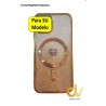 iPhone 14 Pro Funda MagSafe Purpurina Dorado