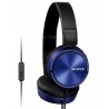 Cascos Sony ZX310AP Con Micrófono Azul