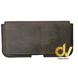 Universal 4.7" Funda Cinturón Premium Marrón