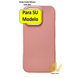 iPhone 16 Pro Max Funda Candy Silicona Dura JPD Rosa Coral