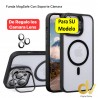 iPhone 15 Pro Max Funda Magsafe Con Soporte Camara Negro