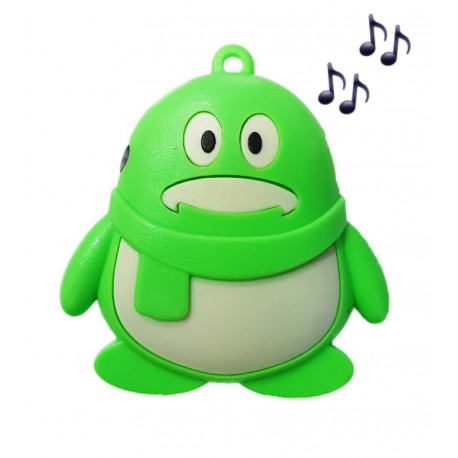 MP3 Muñeco Pinguino Verde