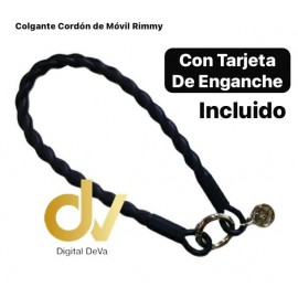 Colgante Cordón de Móvil Rimmy Negro