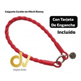 Colgante Cordón de Móvil Rimmy Rojo