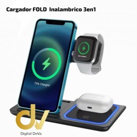 Cargador FOLD Inalambrico 3en1 RSD