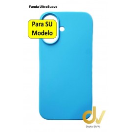 iPhone 16 Funda Ultra Suave Azul Capri