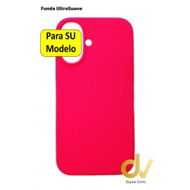 iPhone 16 Funda Ultra Suave Fucsia Neón