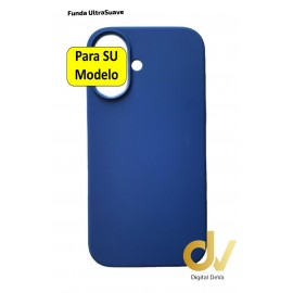 iPhone 16 Funda Ultra Suave Azul Marino