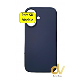 iPhone 16 Funda Ultra Suave Azul Oscuro