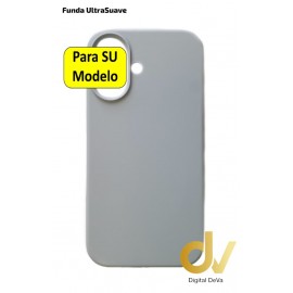 iPhone 16 Pro Funda Ultra Suave Gris Claro