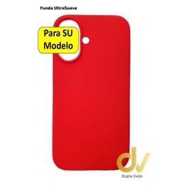 iPhone 16 Plus Funda Ultra Suave Rojo