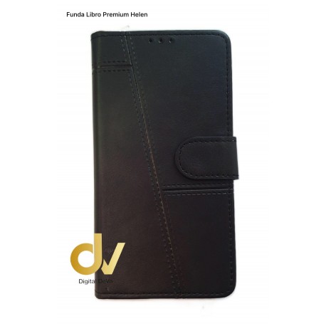 iPhone 16 Pro Funda Libro Premium Helen Negro