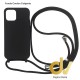 iPhone 16 Funda Cordón Colgante Negro