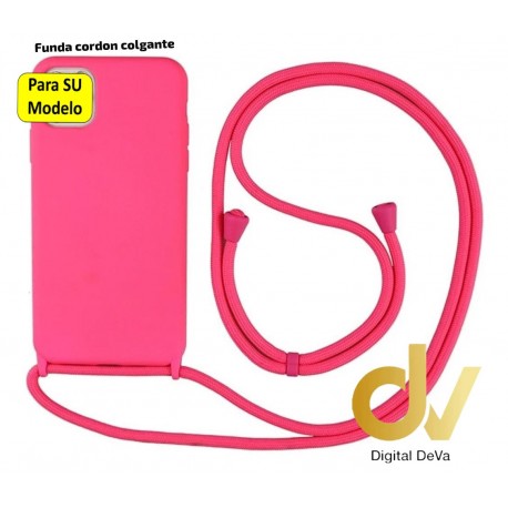 A25 5G Samsung Funda Colgante Con Cordón Fucsia Neón