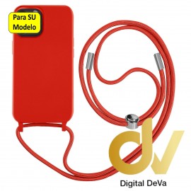 A55 5G Samsung Funda Colgante Con Cordón Rojo