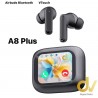 Airbuds Bluetooth A8 Plus VTouch Negro