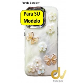 iPhone 16 Pro Max Funda Sorosky Mariposa Rosa