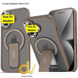 iPhone 16 Plus Funda Magsafe Stent 3en1 Gris